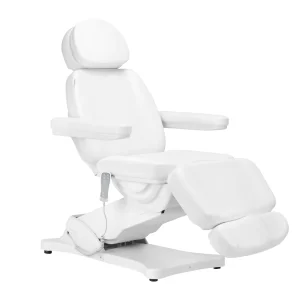 Beheizter elektrischer Kosmetiksessel SILLON CLASSIC, 3 Motoren, zweite Auflage weiß