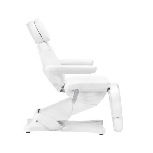 Beheizter elektrischer Kosmetiksessel SILLON CLASSIC, 3 Motoren, zweite Auflage weiß