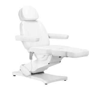 Fotel kosmetyczny elektryczny Sillon Classic 3 silniki biały