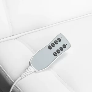 Kosmetischer Stuhl Azzurro Lux 4m elektrisch, weiß, mit Stand