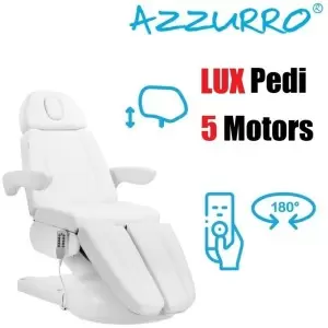 Elektrischer Kosmetikstuhl Azzurro Lux 5m weiß