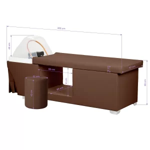 Стул для мытья Gabbiano Head Spa Maldives Brown