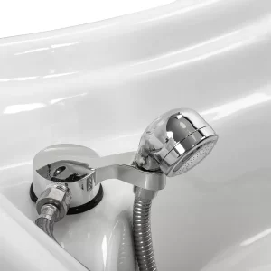 Professionelles Chaisel-Lounge mit eingebauter Autowäsche Gabbiano Bali Head Spa Waschraum Braun