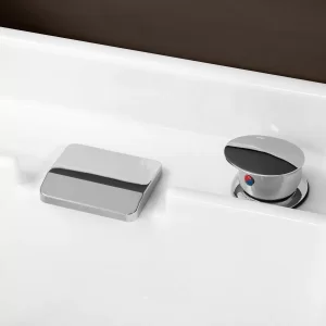 Professionelles Chaisel-Lounge mit eingebauter Autowäsche Gabbiano Bali Head Spa Waschraum Braun