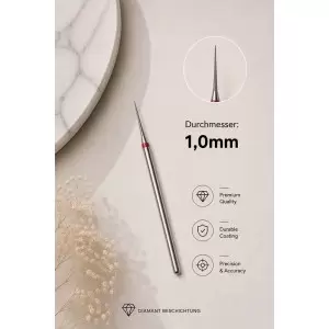 DIAMOND NAIL BIT RED D1,0mm