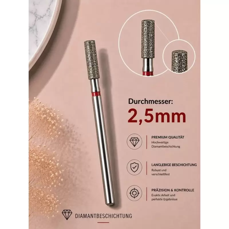 DIAMOND NAIL BIT FINE D2,5mm