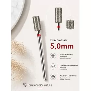 DIAMOND NAIL BIT red D5,0mm