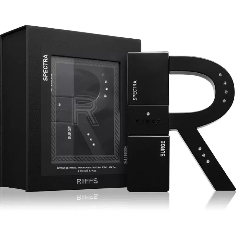 R Spectra & Surge, Eau de Parfum, RiiFFS, Unisex, 2 x 50ml