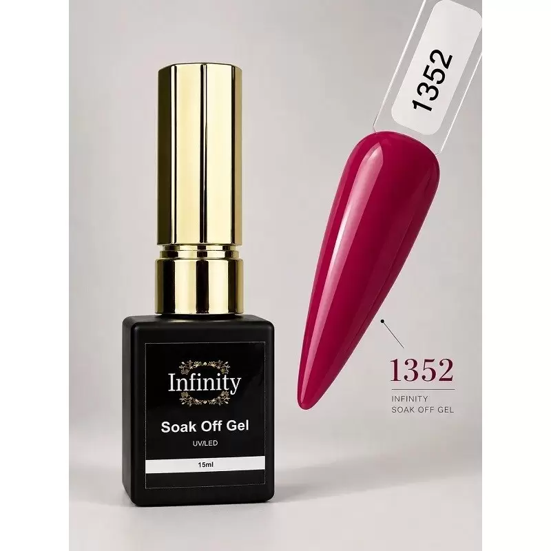 Soak Off Shellack Gellack 1352 von Infinity 15 ml