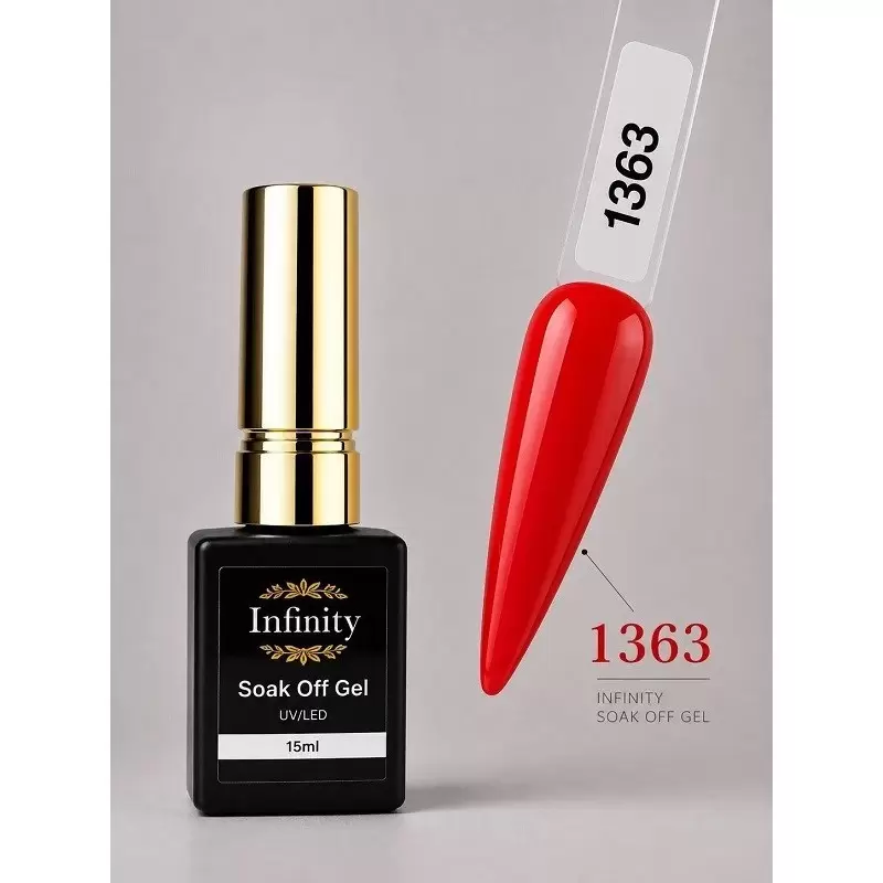 Soak Off Shellack Gellack 1363 von Infinity 15 ml