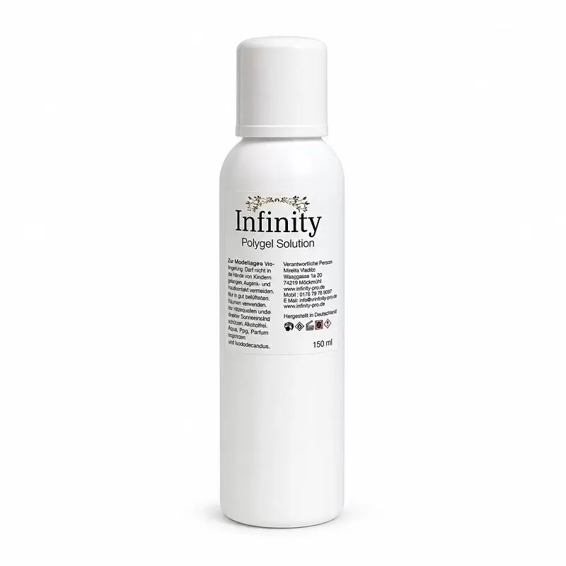 Infinity Polygel Solution 150 ml – Modellierflüssigkeit für Polygel und Acrylgel
