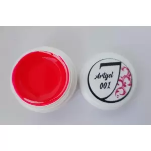 Farb Gel Nr 001 NEON ROT