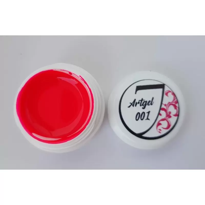 Farb Gel Nr 001 NEON ROT