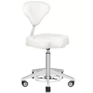 COSMETIC STOOL AZZURRO 156F BUMP-UP WHITE