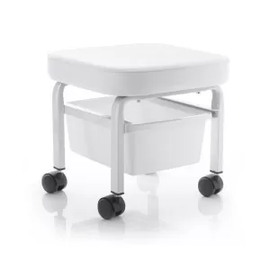 COSMETIC STOOL FOR PEDICURE WITH A CONTAINER