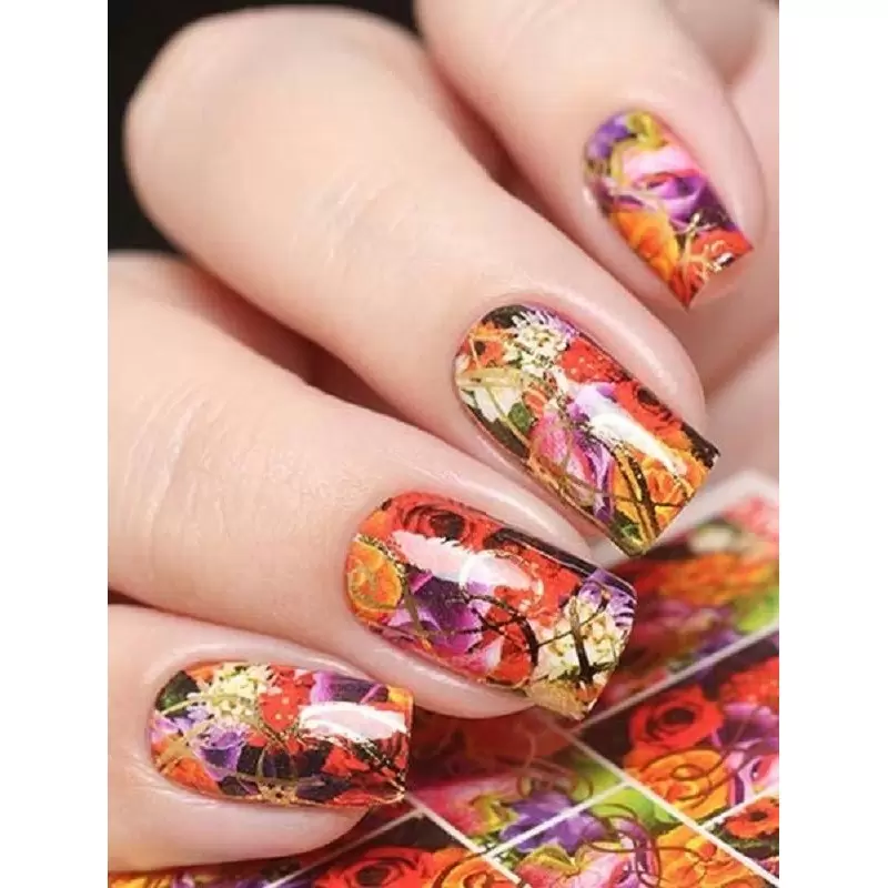 Water tattoo WRAPS sticker with GOLD