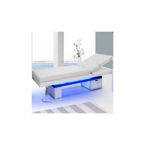 Spa leżanka kosmetyczna Azzurro 815B świecąca szara wood podgrzewana
