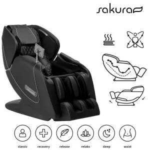 Массажное кресло Sakura Luxury 808 черное