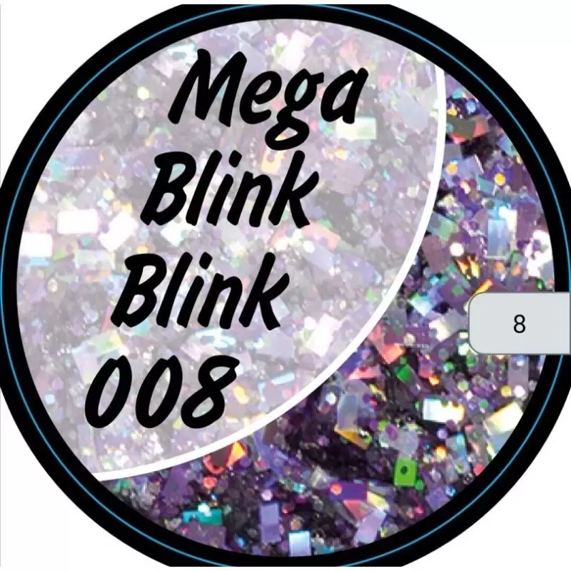 Блеск на прозрачной основе 5 ml MEGA BLINK BLINK 008