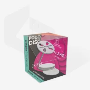 Pediküre-Disc-Basis extra langer Stalks Pro Expert Pododisc M mit austauschbaren Dateien 180 Körnchen 20 mm (5 Stück)