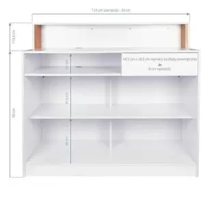 GABBIANO EMPFANGSTISCH PEARL WHITE