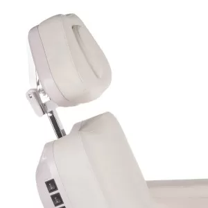 Электро косметическое кресло, с подогревом, Flame Exclusive Beauty, 4 мотора, белое