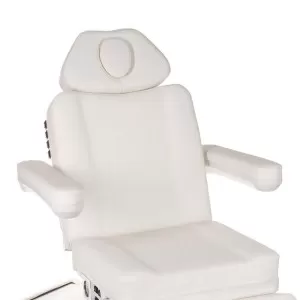 Elektrischer kosmetischer Stuhl, beheizt, Flame Exclusive Schönheit, 4 Motor, weiß