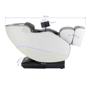 Massagestuhl Sakura Maximus 809 3D weiß und grau