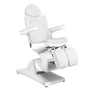 KOSMETISCHER ELEKTRISCHER STUHL. AZZURRO 870S PEDI 3 MOTOR WEISS