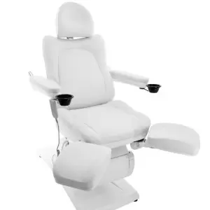 KOSMETISCHER ELEKTRISCHER STUHL. AZZURRO 870S PEDI 3 MOTOR WEISS