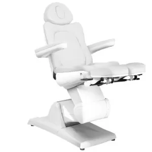 KOSMETISCHER ELEKTRISCHER STUHL. AZZURRO 870S PEDI 3 MOTOR WEISS