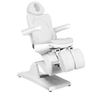 KOSMETISCHER ELEKTRISCHER STUHL. AZZURRO 870S PEDI 3 MOTOR WEISS