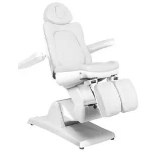 KOSMETISCHER ELEKTRISCHER STUHL. AZZURRO 870S PEDI 3 MOTOR WEISS