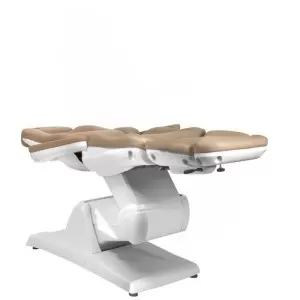 KOSMETISCHER ELEKTRISCHER STUHL. AZZURRO 870 3 MOTOR CAPPUCCINO