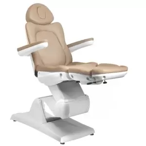 KOSMETISCHER ELEKTRISCHER STUHL. AZZURRO 870 3 MOTOR CAPPUCCINO