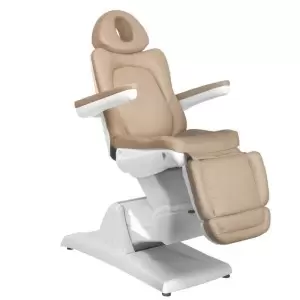 KOSMETISCHER ELEKTRISCHER STUHL. AZZURRO 870 3 MOTOR CAPPUCCINO