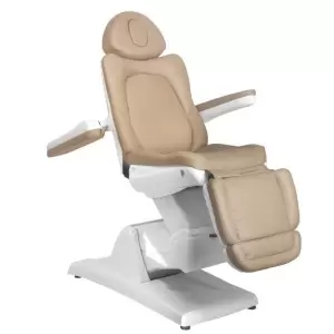 KOSMETISCHER ELEKTRISCHER STUHL. AZZURRO 870 3 MOTOR CAPPUCCINO