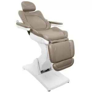 KOSMETISCHER ELEKTRISCHER STUHL. AZZURRO 870 3 MOTOR CAPPUCCINO