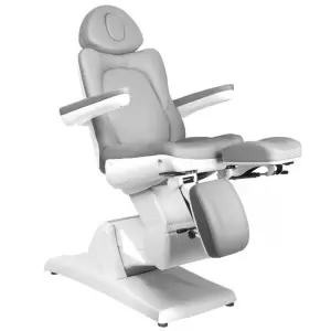 Fotel kosmetyczny do pedicure elektryczny Azzurro 870S 3 silniki szary