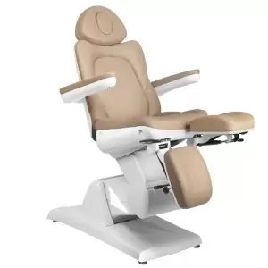 KOSMETISCHER ELEKTRISCHER STUHL. AZZURRO 870S PEDI 3 MOTOR CAPPUCCINO