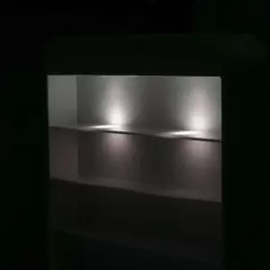 Kosmetischer Tisch mit Absorber 310 WEISS LINKS