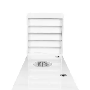 Kosmetischer Tisch mit Absorber 310 WEISS LINKS