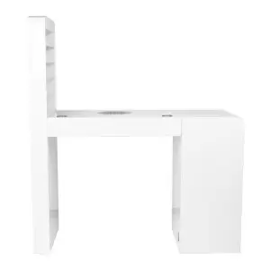 Kosmetischer Tisch mit Absorber 310 WEISS LINKS