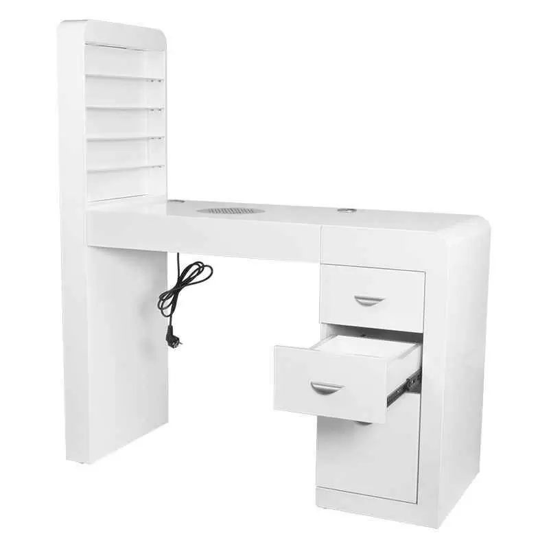 Kosmetischer Tisch mit Absorber 310 WEISS RECHTS
