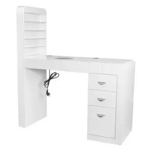 Kosmetischer Tisch mit Absorber 310 WEISS RECHTS