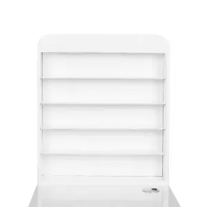 Kosmetischer Tisch mit Absorber 310 WEISS RECHTS
