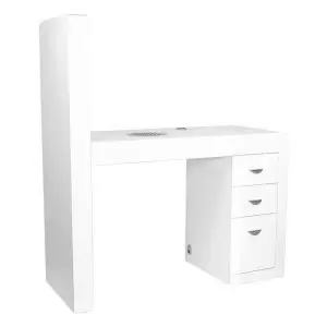 Kosmetischer Tisch mit Absorber 310 WEISS RECHTS