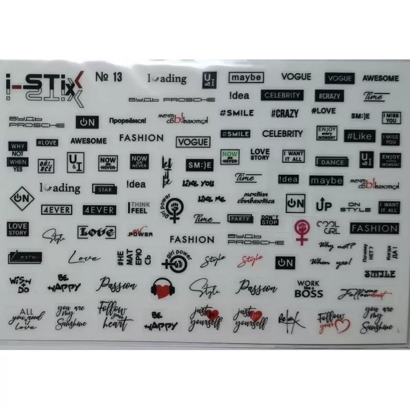 Selbstklebende Sticker Nr.13