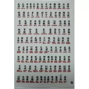 Selbstklebende Sticker SCHRIFT Nr. T9