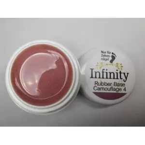 Rubber Gel Für Zehennägel mit Glitzer Nr.4